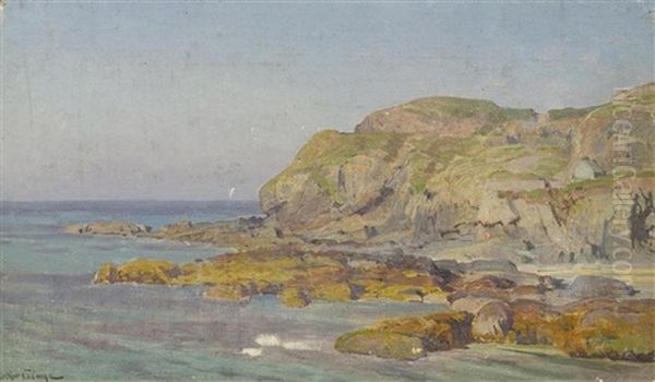Bretonische Kustenlandschaft Oil Painting by Arthur Calame