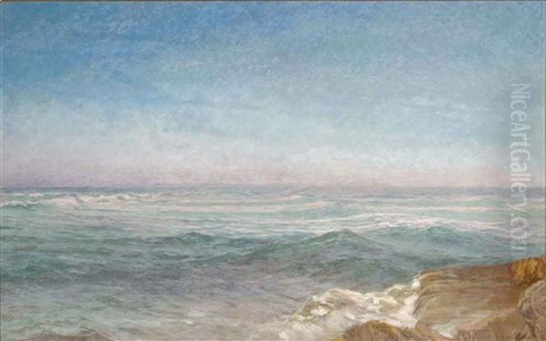 The Calm Sea Oil Painting by Arthur Calame