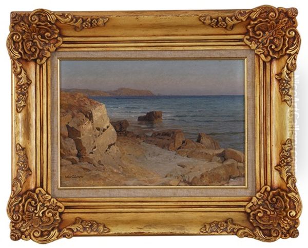 Bord De Mer, Cote D'azur Oil Painting by Arthur Calame