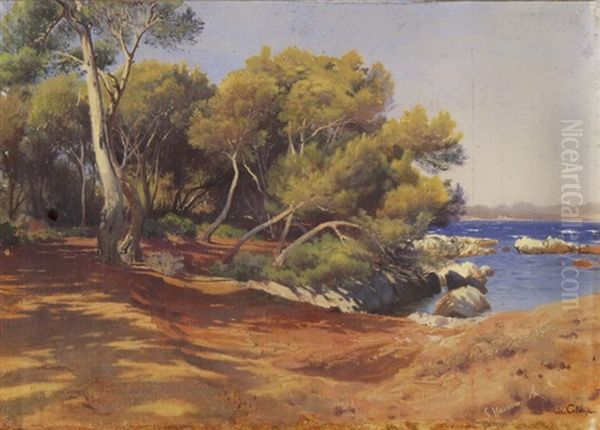 S.honorat Oil Painting by Arthur Calame