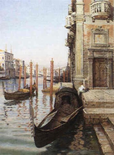 Ansicht Von Venedig Oil Painting by Arthur Calame