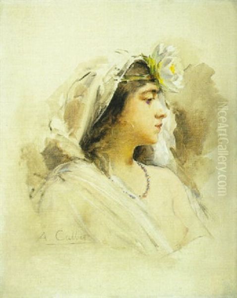 Orientale Oil Painting by Antoine Calbet