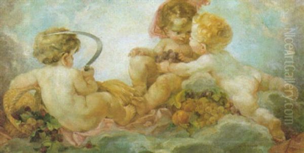 Allegoria Della Primavera Oil Painting by Antonino Calcagnadoro
