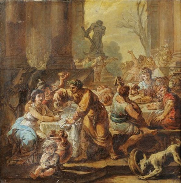 Les Saturnales Ou L'hiver Oil Painting by Alphonse-Apollodore Callet