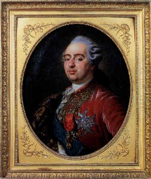 Portrait Du Roi Louis Xvi Oil Painting by Alphonse-Apollodore Callet