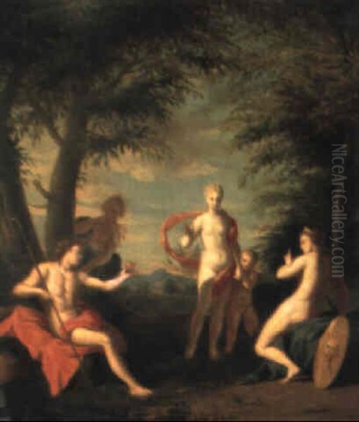 Das Urteil Des Paris Oil Painting by Alphonse-Apollodore Callet