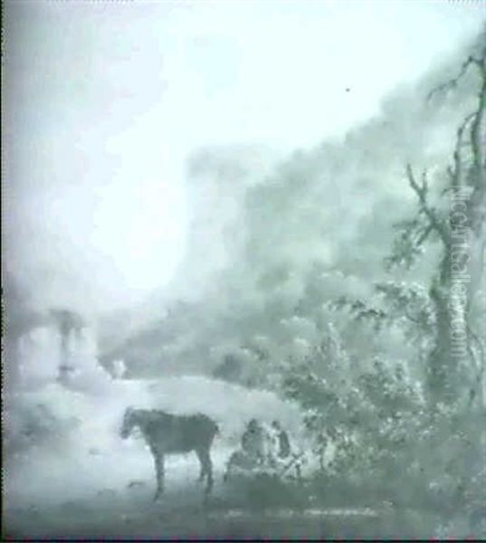 Paisaje Oil Painting by Vicente Camaron y Torra