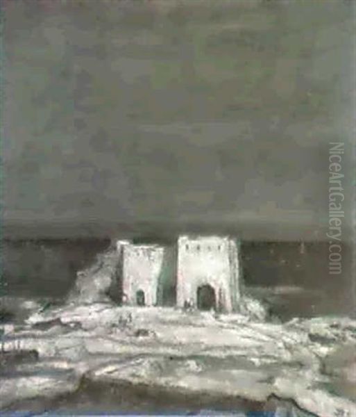 Entrance To The Fort Oil Painting by David Young Cameron