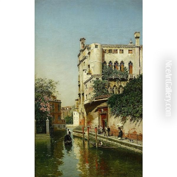 Venice Oil Painting by Federico del Campo
