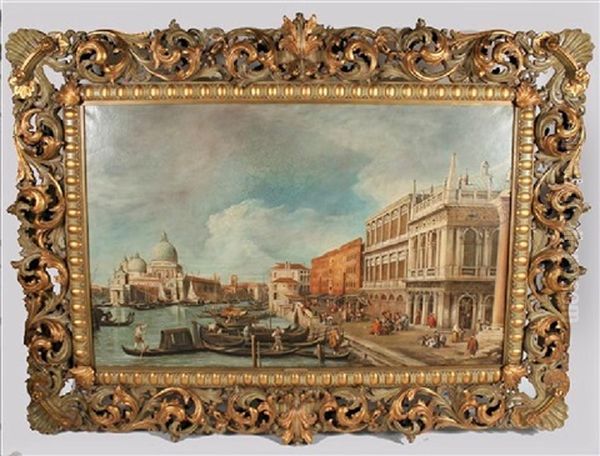 Untitled Oil Painting by (Giovanni Antonio Canal) Canaletto
