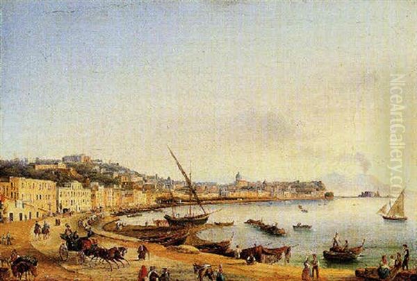 Mergellina Oil Painting by Salvatore Candido