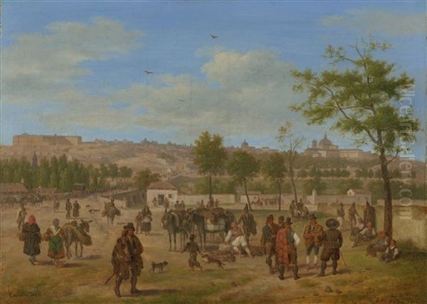 Natura Morta Di Frutta Oil Painting by Giuseppe Canella