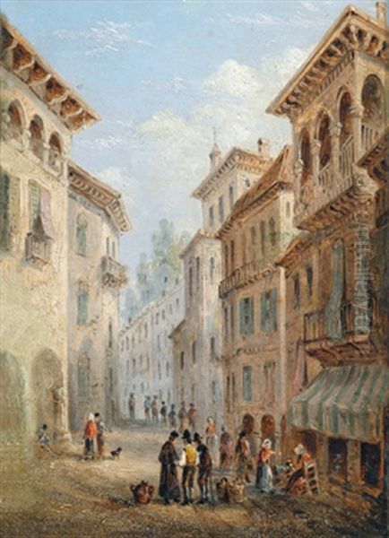 Stadtmotiv Aus Italien Oil Painting by Giuseppe Canella