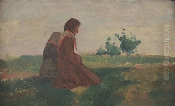 Ave Maria Oil Painting by Niccolo Cannicci