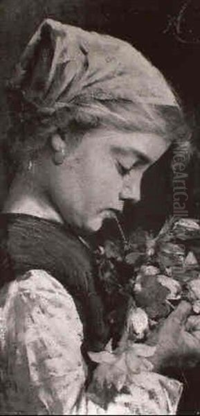 Fiori Di Campo Oil Painting by Niccolo Cannicci