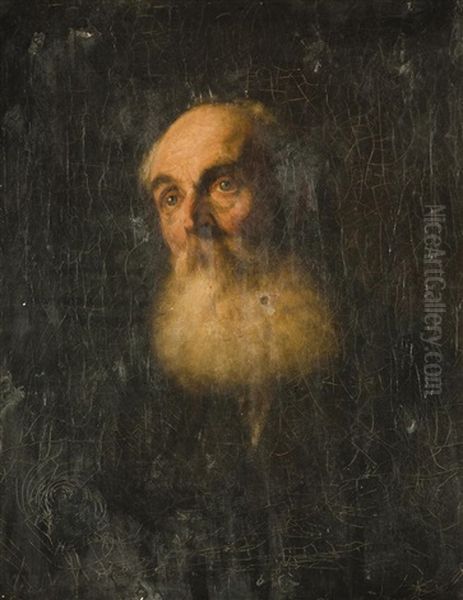 Mannerkopf Mit Vollbart Oil Painting by Hans (Johann von Strasiripka) Canon