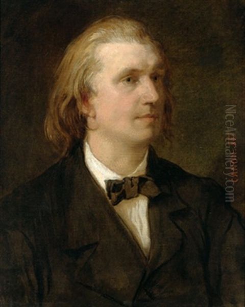 Portrat Eines Mannes Oil Painting by Hans (Johann von Strasiripka) Canon