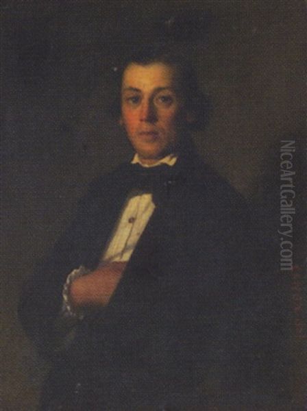 Portrait Eines Unbekannten Herren Oil Painting by Hans (Johann von Strasiripka) Canon