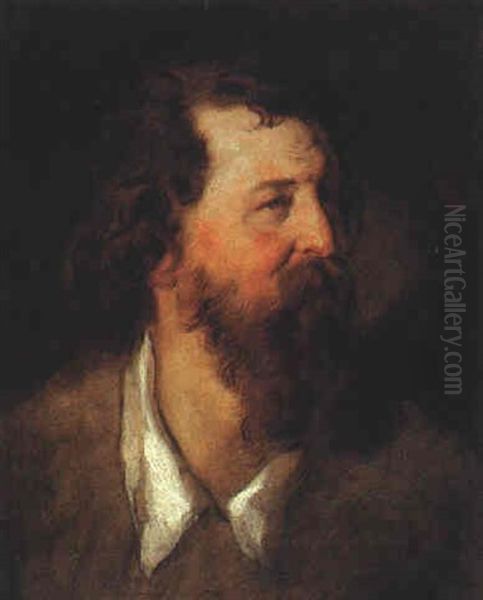 Herrenbildnis Oil Painting by Hans (Johann von Strasiripka) Canon