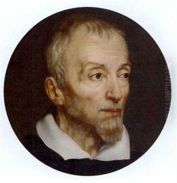 Portrait Of Guido Reni Oil Painting by Simone Cantarini (Pesarese)