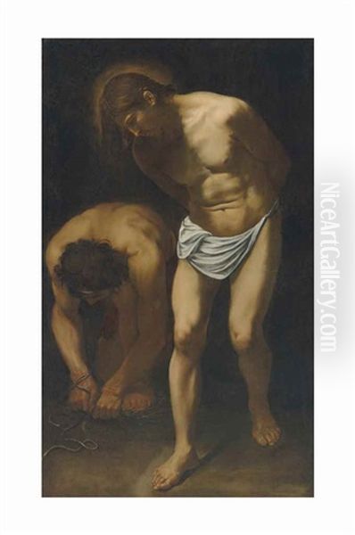 The Flagellation Oil Painting by Michaelangelo Merisi Da Caravaggio