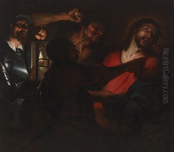 The Capture Of Christ Oil Painting by Michaelangelo Merisi Da Caravaggio