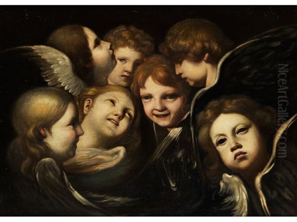 Cherubkopfe Oil Painting by Michaelangelo Merisi Da Caravaggio