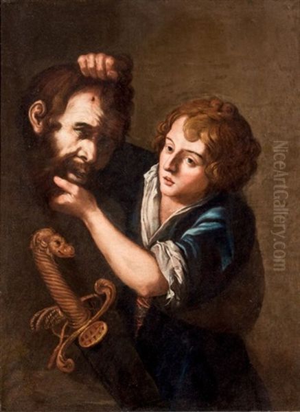 David Y Goliat Oil Painting by Michaelangelo Merisi Da Caravaggio