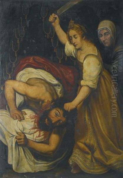 Judith And Holofernes Oil Painting by Michaelangelo Merisi Da Caravaggio