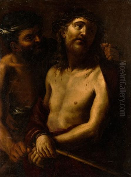 Verspottung Christi Oil Painting by Michaelangelo Merisi Da Caravaggio