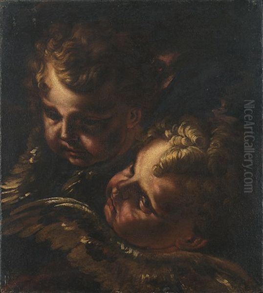 Cherubini Oil Painting by Michaelangelo Merisi Da Caravaggio