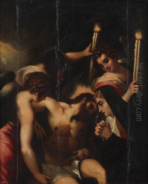 Beweinung Christi Oil Painting by Michaelangelo Merisi Da Caravaggio