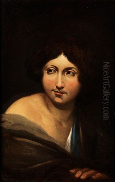 Bildnis Eines Junglings Oil Painting by Michaelangelo Merisi Da Caravaggio