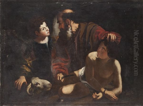 Il Sacrificio Di Isacco Oil Painting by Michaelangelo Merisi Da Caravaggio