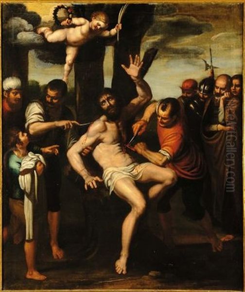Martirio Di San Bartolomeo Oil Painting by Michaelangelo Merisi Da Caravaggio