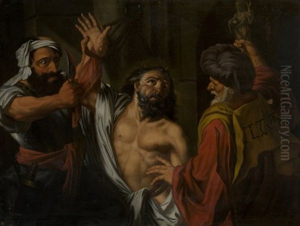 Martirio Di San Bartolomeo (martydrom Of Saint Bartholomew) Oil Painting by Michaelangelo Merisi Da Caravaggio
