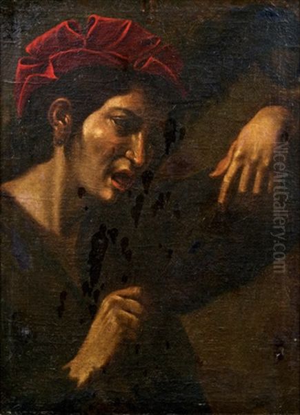 Knabe Von Einer Maus Gebissen Oil Painting by Michaelangelo Merisi Da Caravaggio