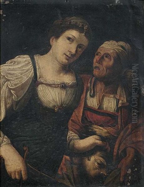Judith Und Die Magd Mit Dem Haupt Des Holofernes Oil Painting by Michaelangelo Merisi Da Caravaggio