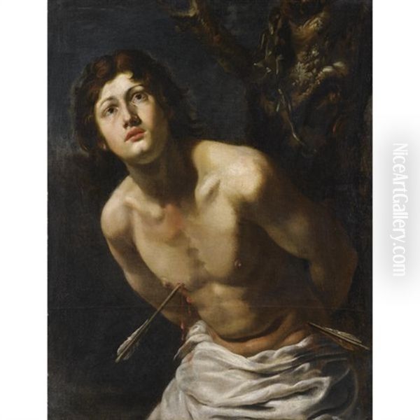 Saint Sebastian Oil Painting by Michaelangelo Merisi Da Caravaggio