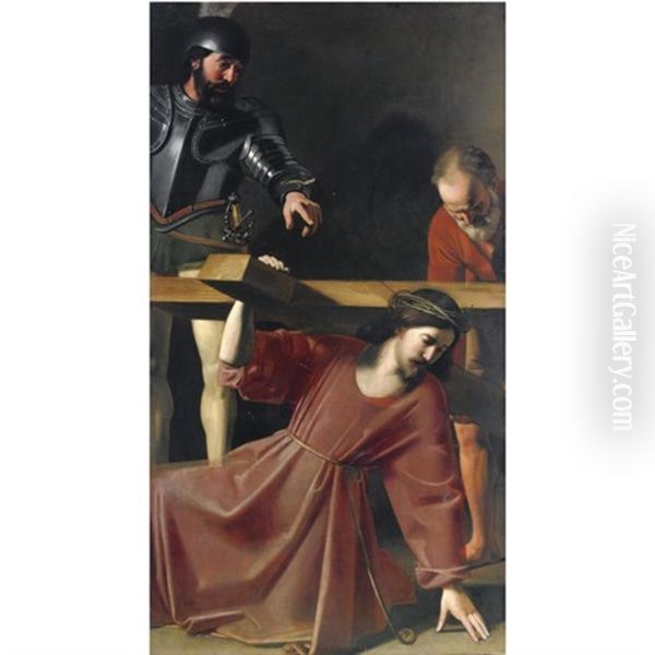 Cristo Portacroce Oil Painting by Michaelangelo Merisi Da Caravaggio