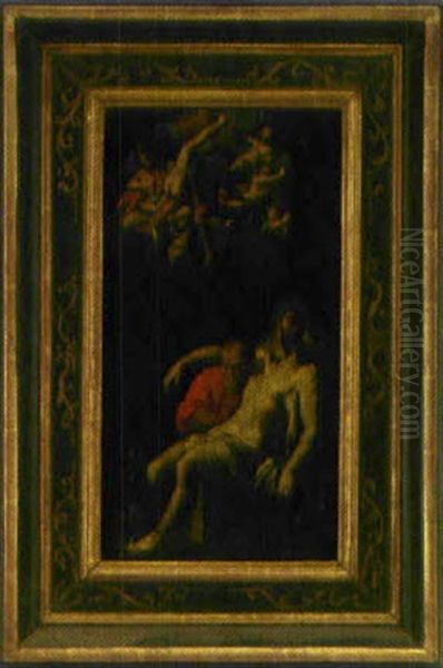 Korsnedtagningen Oil Painting by Michaelangelo Merisi Da Caravaggio