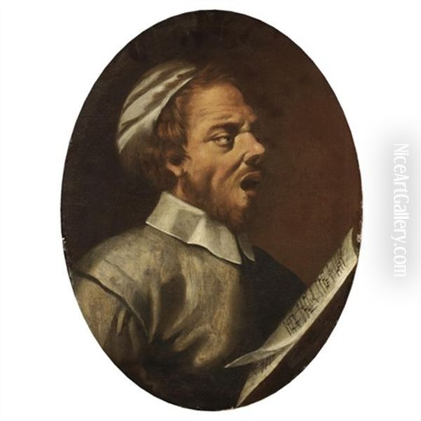 Il Cantante Oil Painting by Michaelangelo Merisi Da Caravaggio