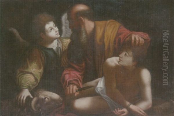 The Sacrifice Of Isaac Oil Painting by Michaelangelo Merisi Da Caravaggio