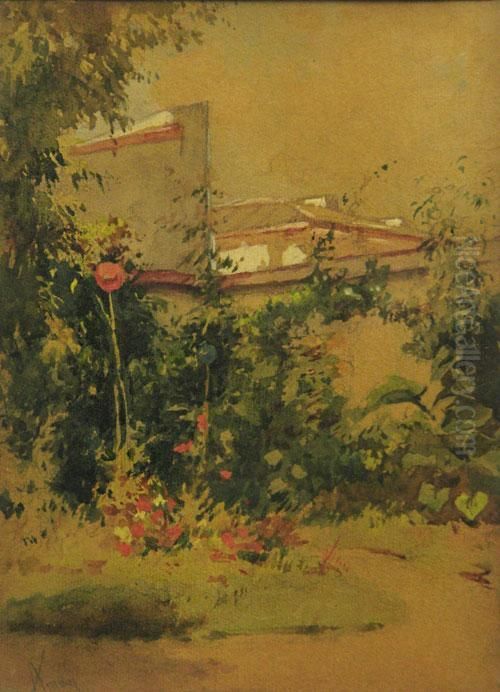 In Gradina Oil Painting by Theodor Aman