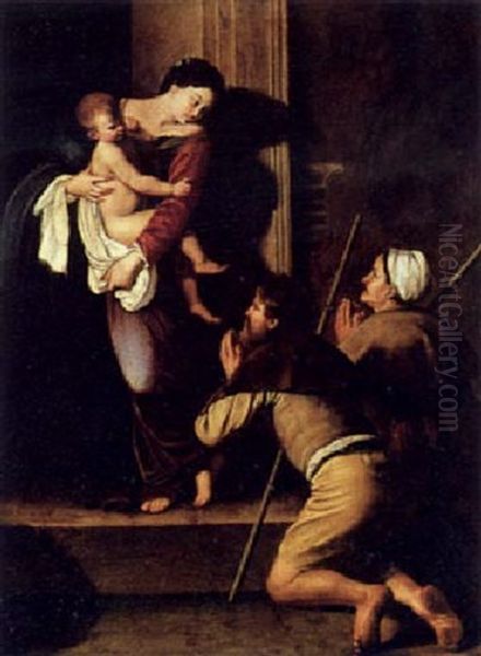 La Madonna Di Loreto Oil Painting by Michaelangelo Merisi Da Caravaggio