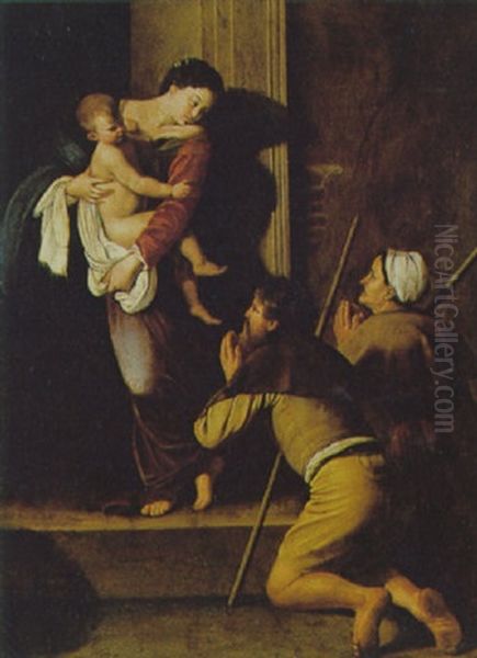 La Madoona Di Loreto Oil Painting by Michaelangelo Merisi Da Caravaggio
