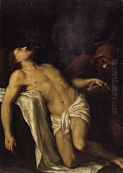 Der Heilige Franziskus Beim Leichnam Christi Oil Painting by Lodovico Cardi Cigoli