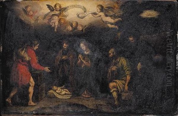 The Adoration Of The Shepherds Oil Painting by Lodovico Cardi Cigoli