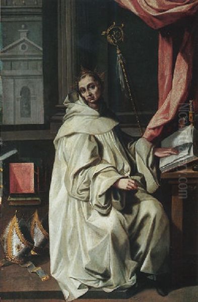 Saint Bruno Oil Painting by Vicente Carducho