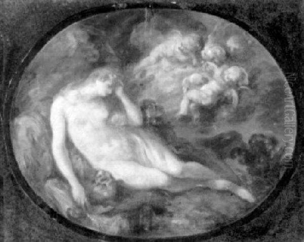 The Penitent Magdalene Oil Painting by Jacques Philippe Caresme